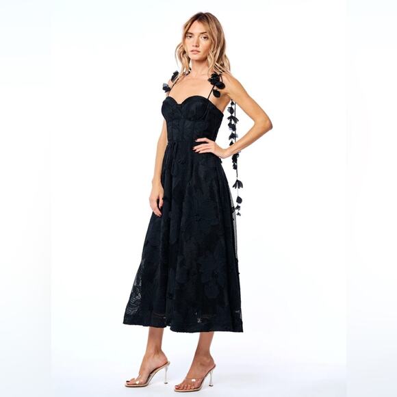 Ciebon Emilia Bustier Lace Midi Dress L - Picture 11 of 11